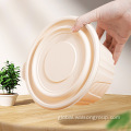 Biodegradable Round Tableware Eco-friendly Disposable Biodegradable corn starch Bowl Manufactory